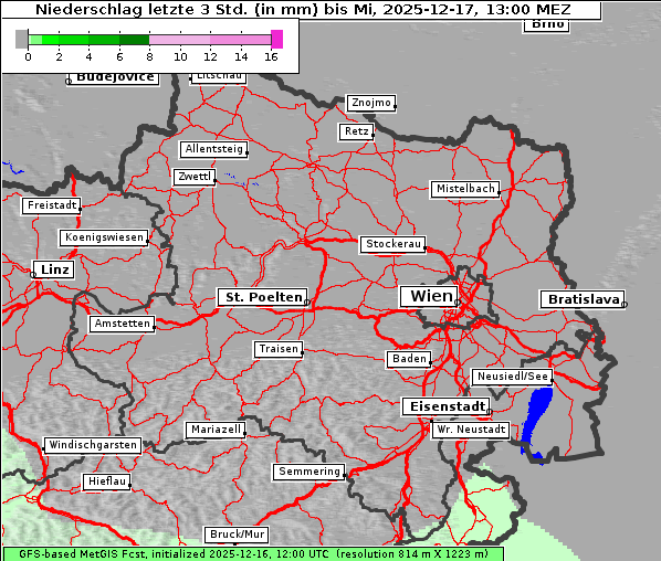 Niederschlag, 17. 12. 2025
