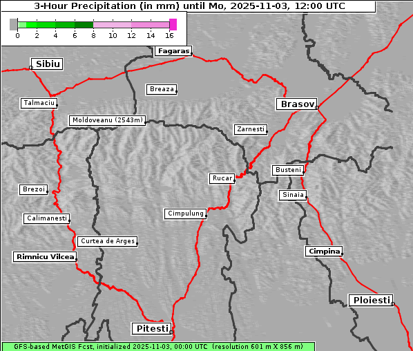 Niederschlag, 3. 11. 2025