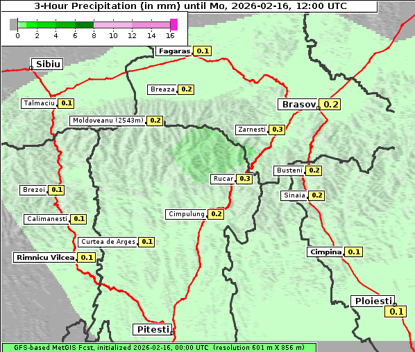 Niederschlag, 16. 2. 2026