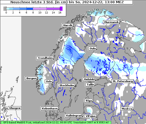 Neuschnee, 22. 12. 2024