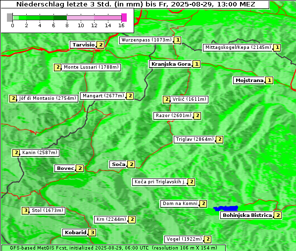 Niederschlag, 29. 8. 2025