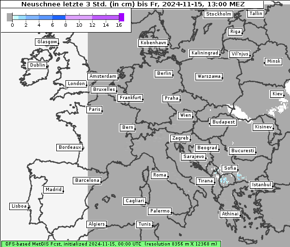 Neuschnee, 15. 11. 2024