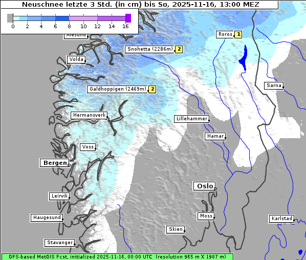 Neuschnee, 16. 11. 2025