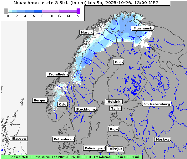 Neuschnee, 26. 10. 2025