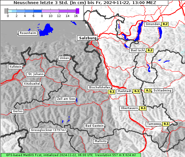 Neuschnee, 22. 11. 2024