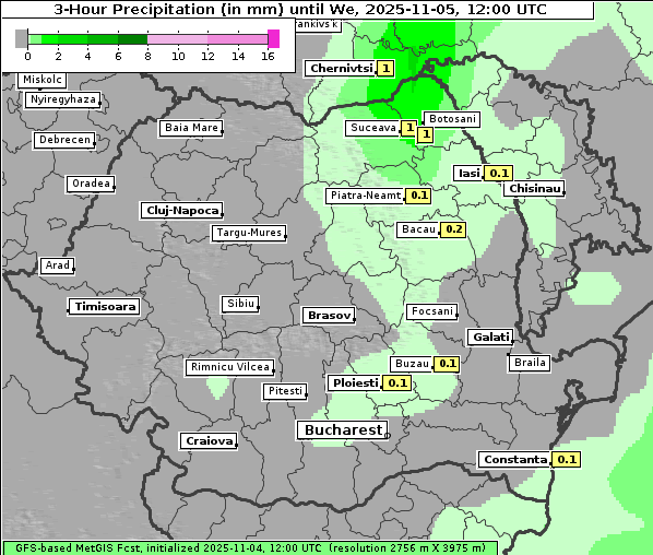 Niederschlag, 5. 11. 2025
