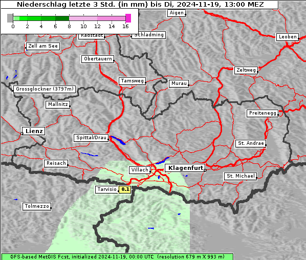 Niederschlag, 19. 11. 2024