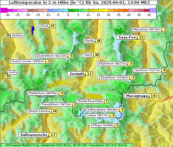 Temperatur, 1. 6. 2025