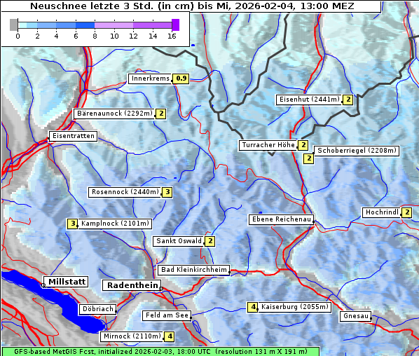 Neuschnee, 4. 2. 2026