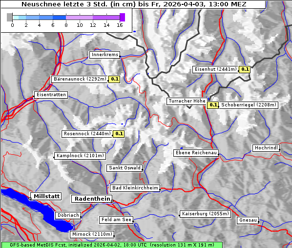 Neuschnee, 3. 4. 2026