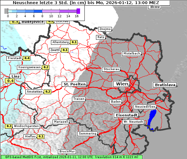 Neuschnee, 12. 1. 2026