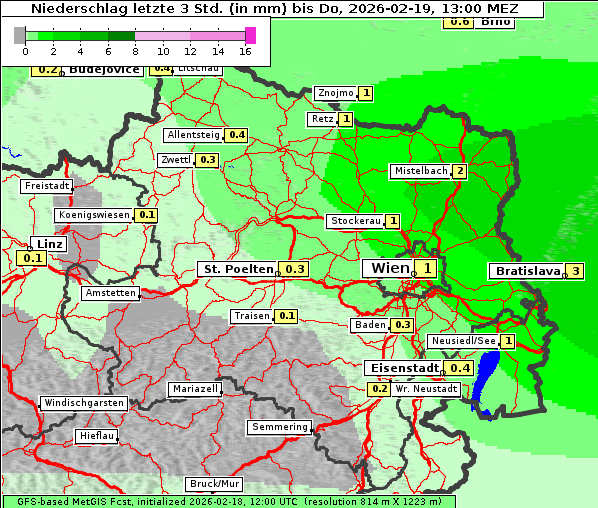 Niederschlag, 19. 2. 2026