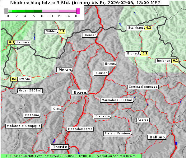 Niederschlag, 6. 2. 2026