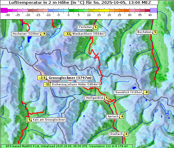 Temperatur, 5. 10. 2025
