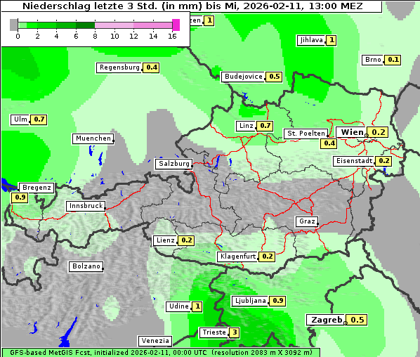 Niederschlag, 11. 2. 2026