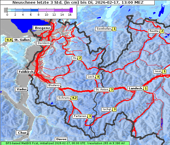 Neuschnee, 17. 2. 2026