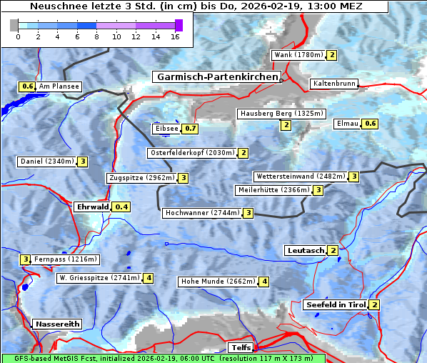Neuschnee, 19. 2. 2026