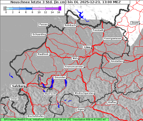 Neuschnee, 23. 12. 2025
