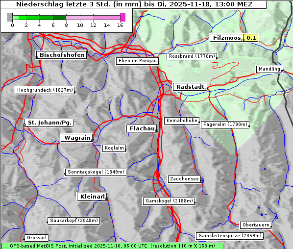 Niederschlag, 18. 11. 2025