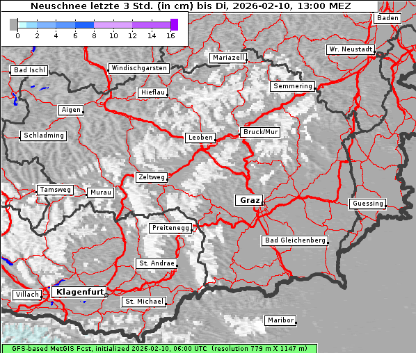 Neuschnee, 10. 2. 2026