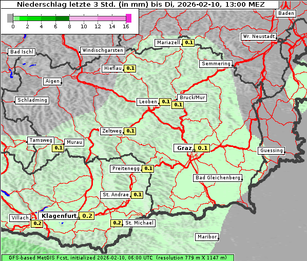 Niederschlag, 10. 2. 2026