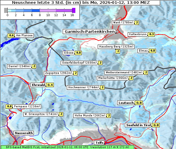 Neuschnee, 12. 1. 2026