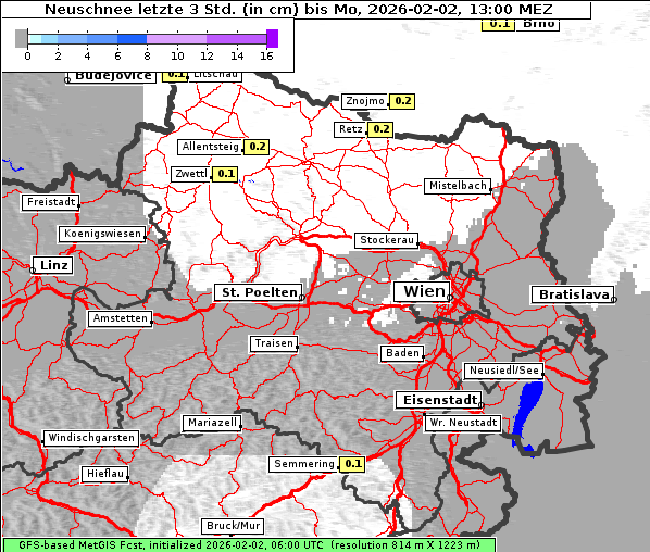Neuschnee, 2. 2. 2026
