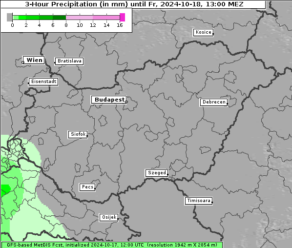 Niederschlag, 18. 10. 2024