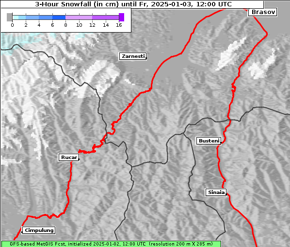 Neuschnee, 3. 1. 2025