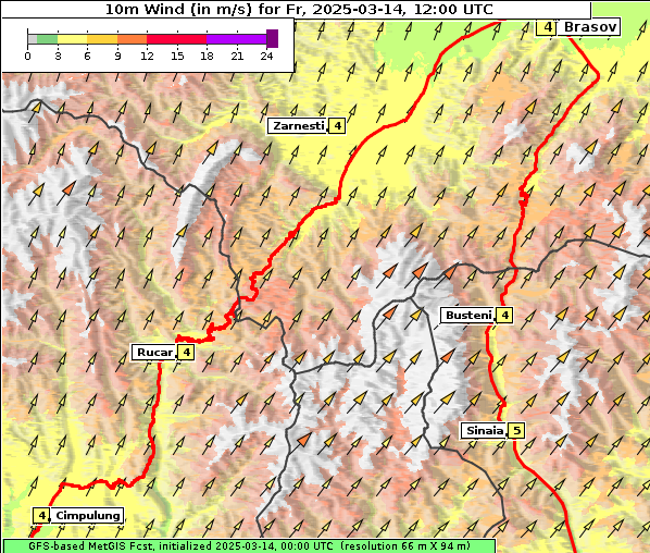 Wind, 14. 3. 2025