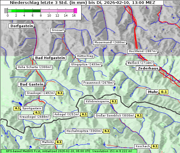 Niederschlag, 10. 2. 2026