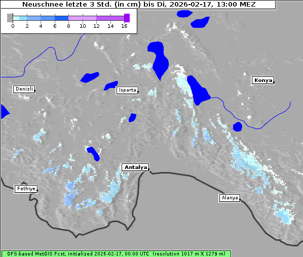Neuschnee, 17. 2. 2026