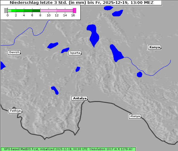 Niederschlag, 19. 12. 2025