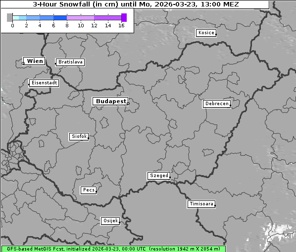 Neuschnee, 23. 3. 2026