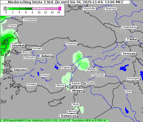 Niederschlag, 4. 11. 2025