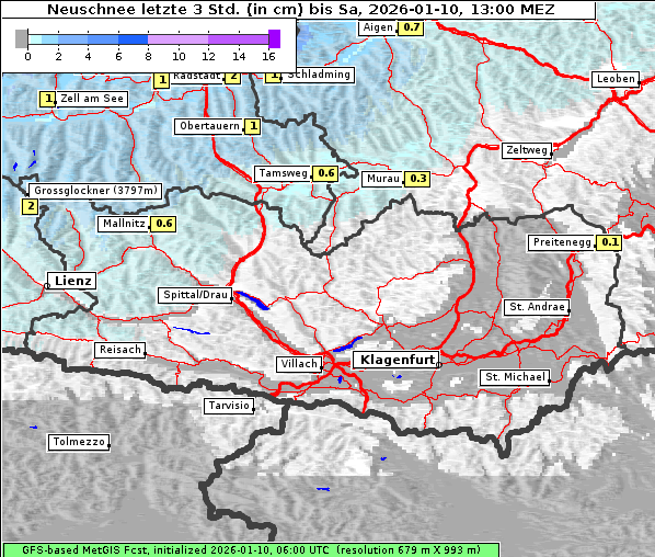 Neuschnee, 10. 1. 2026