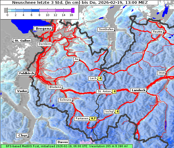 Neuschnee, 19. 2. 2026