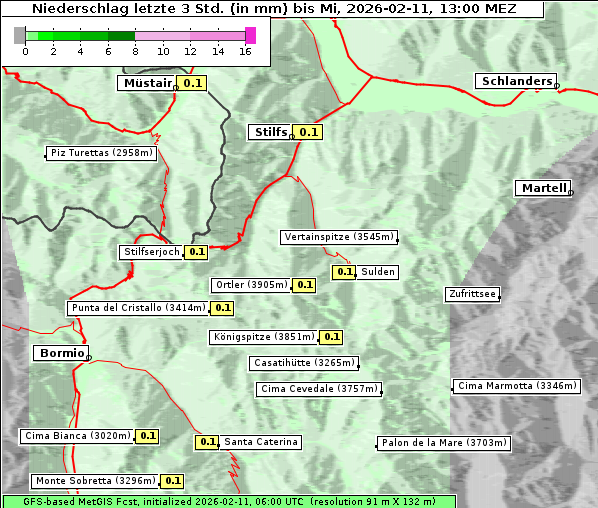 Niederschlag, 11. 2. 2026