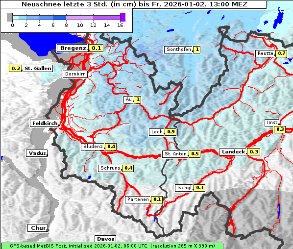 Neuschnee, 2. 1. 2026