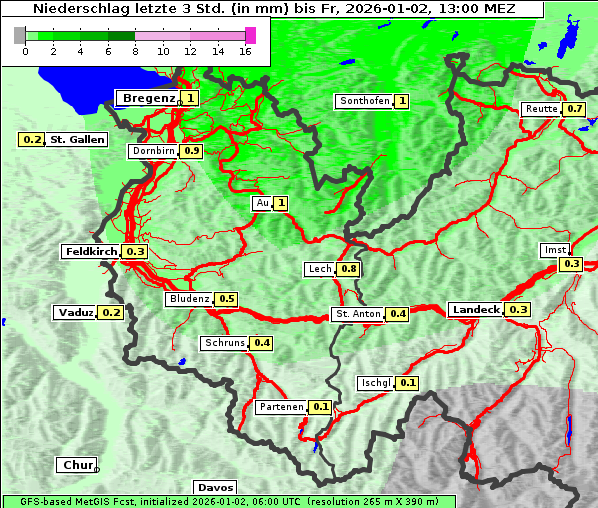 Niederschlag, 2. 1. 2026