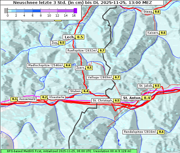 Neuschnee, 25. 11. 2025