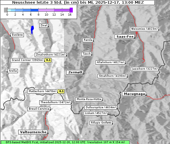 Neuschnee, 17. 12. 2025
