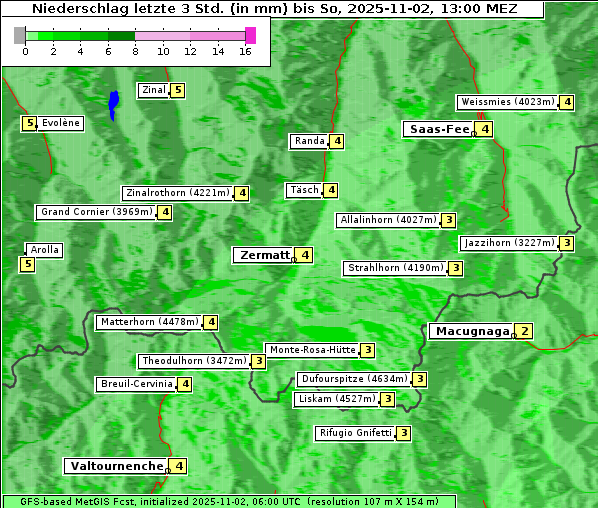 Niederschlag, 2. 11. 2025