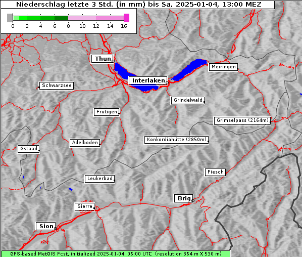 Niederschlag, 4. 1. 2025