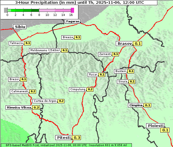 Niederschlag, 6. 11. 2025