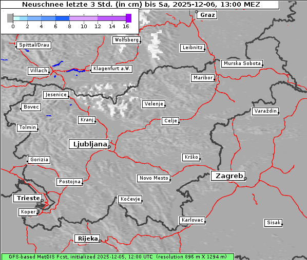 Neuschnee, 6. 12. 2025