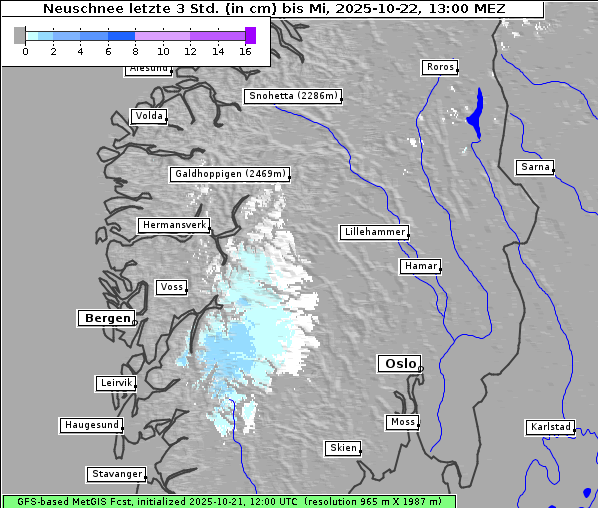 Neuschnee, 22. 10. 2025