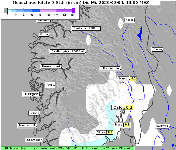 Neuschnee, 4. 2. 2026