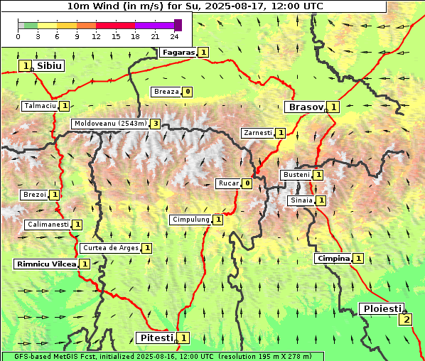 Wind, 17. 8. 2025