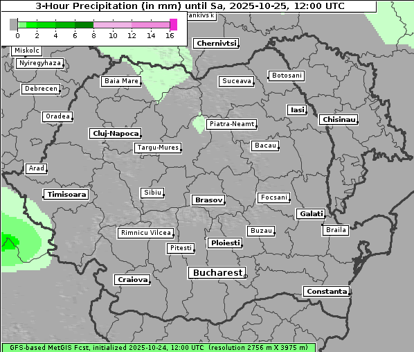 Niederschlag, 25. 10. 2025